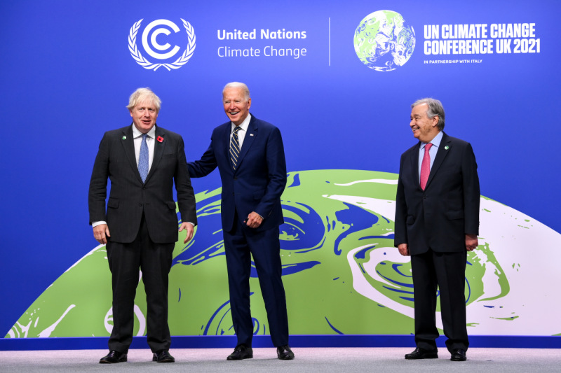 Mandatários en la COP26