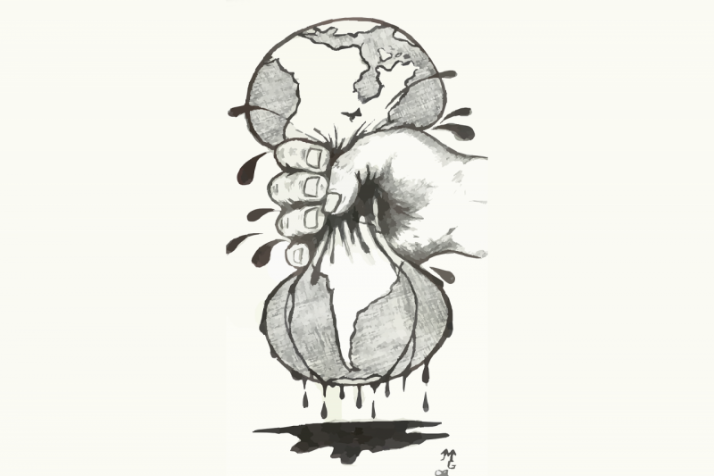 La sobreexplotación de los recursos naturales provoca un agotamiento progresivo de los ecosistemas de la Tierra. Esta imagen nos recuerda la urgencia de adoptar prácticas sostenibles para proteger el planeta y garantizar su bienestar para las generaciones futuras.