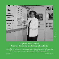 Mujeres en la ciencia: 