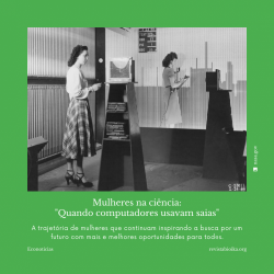 Mulheres na ciência: