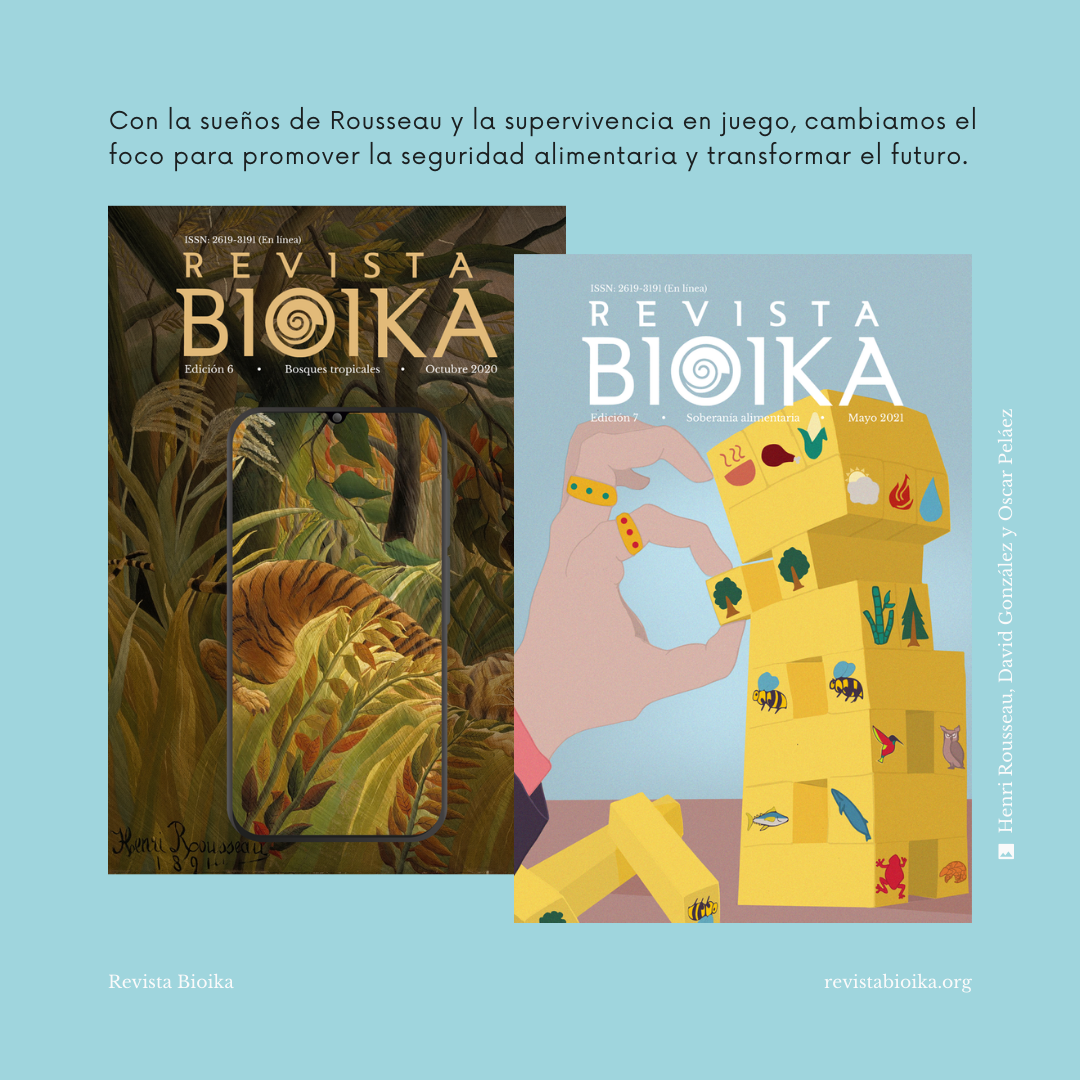 Portadas de la séptima y octava edición de la Revista Bioika