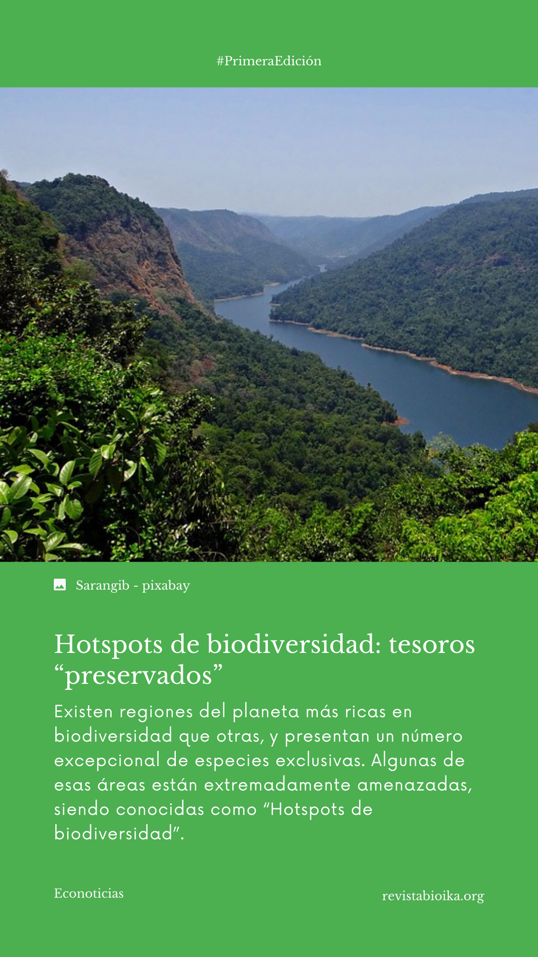 Story: Hotspots de biodiversidad: tesoros “preservados” Story: Hotspots de biodiversidad: tesoros “preservados”