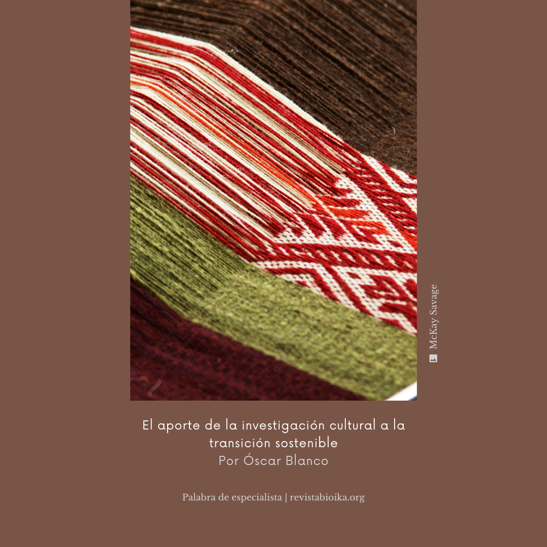 Post: El aporte de la investigación cultural a la transición sostenible (espanhol)
