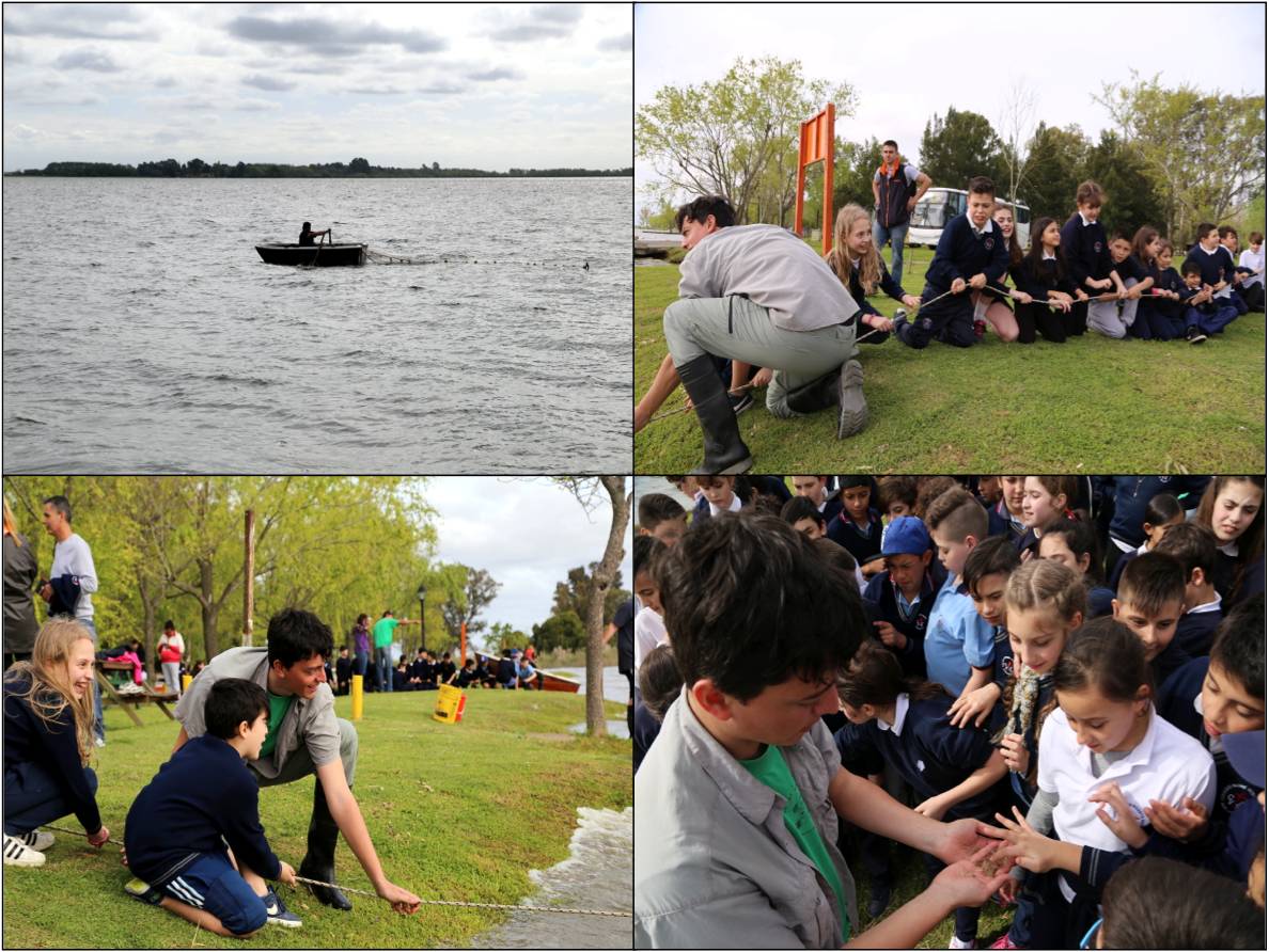 Estudantes em trabalho de campo