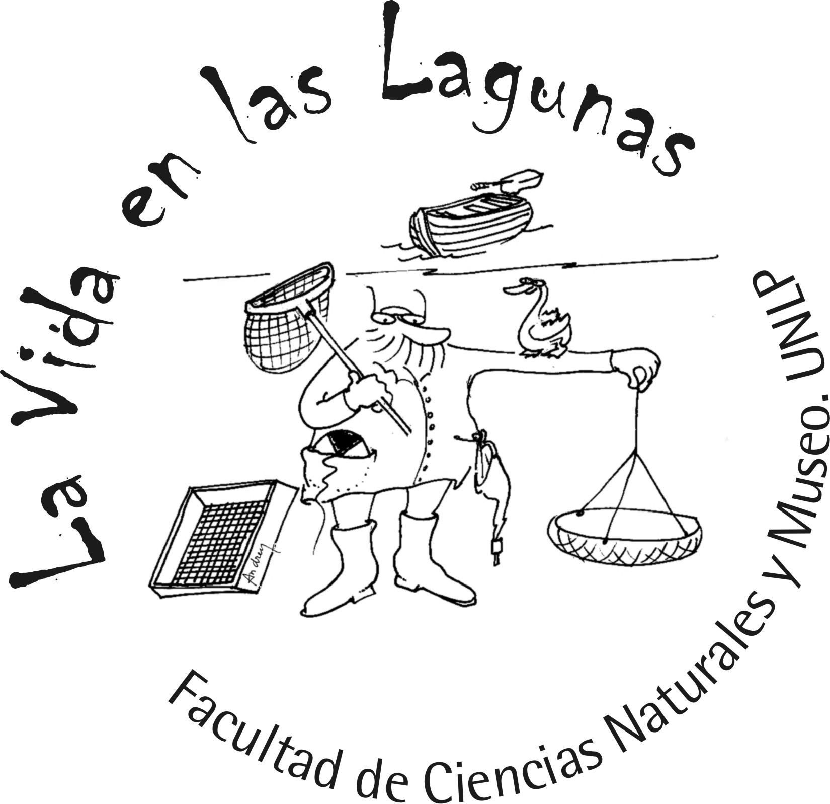 Logo do projeto "La vida en las lagunas"