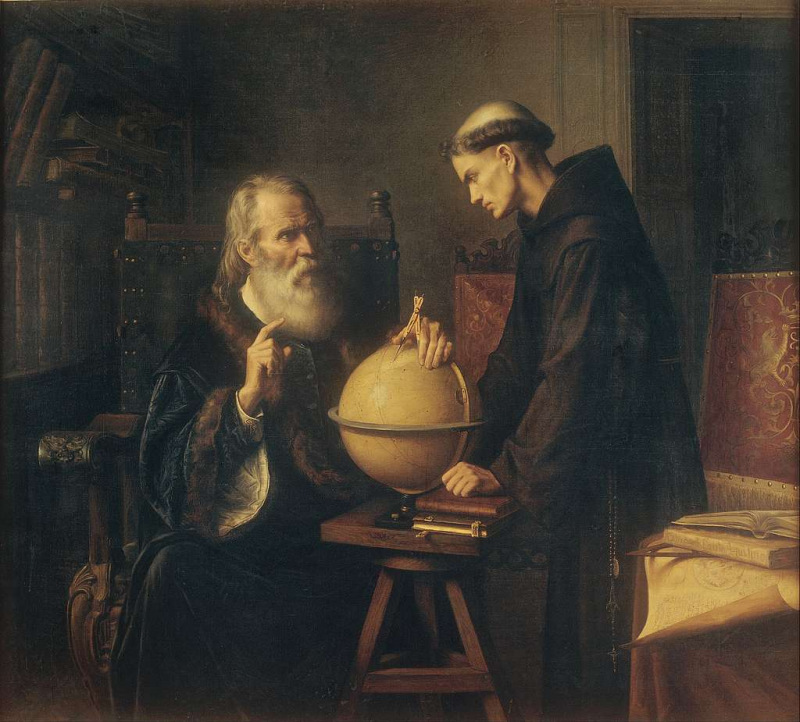 Galileo enseñando 