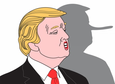 Ilustración de Donald Trump