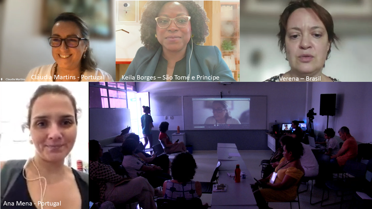 Foto 5: Participantes de Brasil, Portugal y Santo Tomé y Príncipe. Foto 5: Participantes de Brasil, Portugal y Santo Tomé y Príncipe.