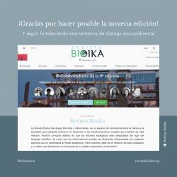 Post: Agradecimiento a los colaboradores de la novena edición