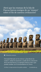 ¿Será que las estatuas de la Isla de Pascua fueron testigos de un 